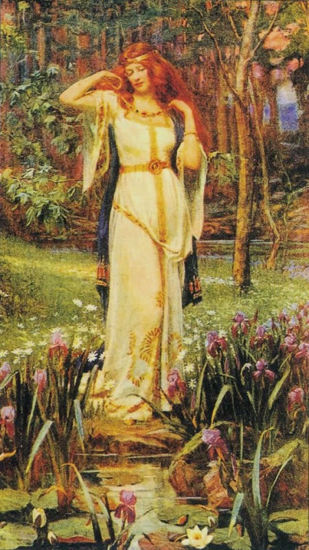 "Freyja and the Necklace", by J. Doyle Penrose (1862-1932), circa 1913.